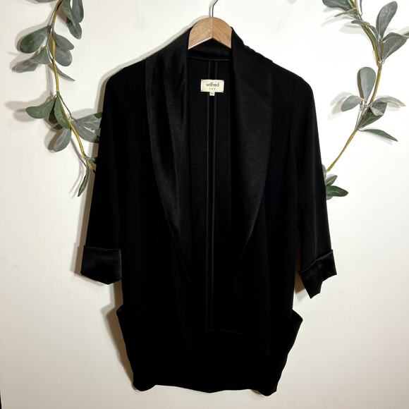 Wilfred Black Cardigan Blazer - Picture 1 of 6